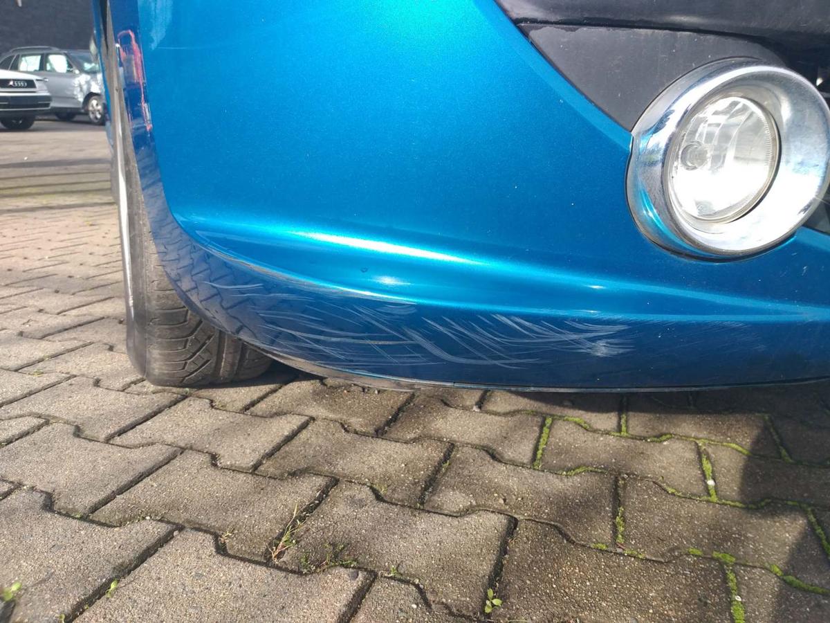 Peugeot 207 original Stoßstange Stossfänger vorn KMU Blaumetallic Bj.2008